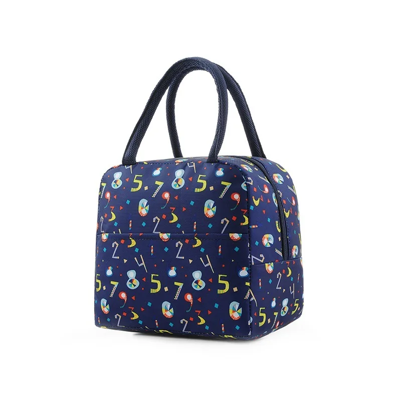 Food Fresh Keep Cooler Lunch Box Waterproof Picnic Travel Storage Icepack Thermal Insulated Fashion Lunch Bag for Women Girl Kid