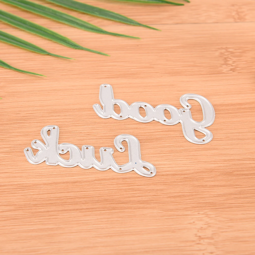 Good Luck Letter Carbon steel knife mold making tool Metal Cutting Dies Stencil Scrapbook Paper Embossing Crafts Children Gifts
