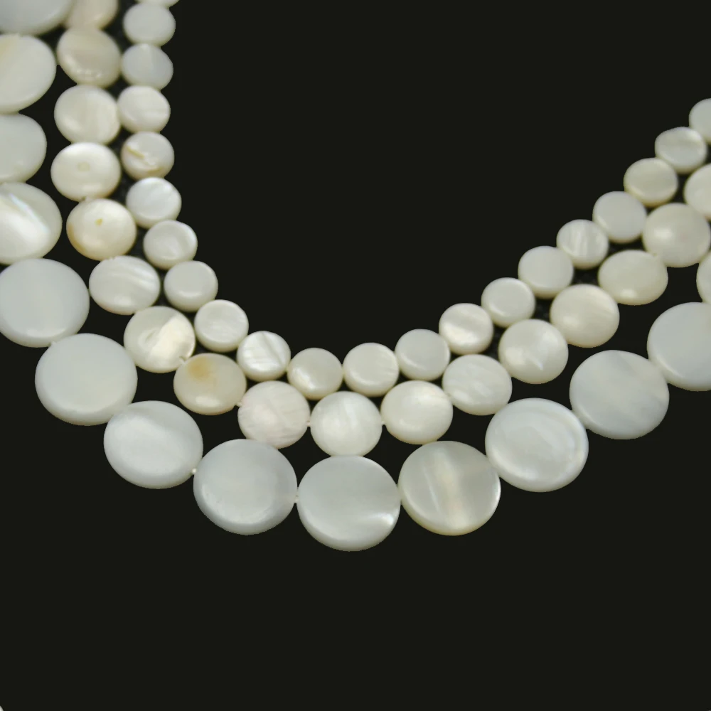 7/9/11/12/18/20/30mm Approx 13 53pcs Round Natural MOP