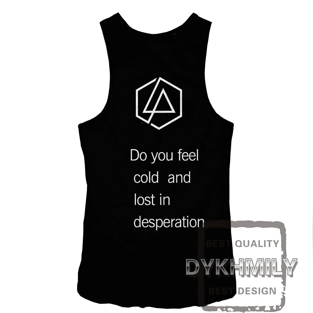 Dykhmily Linkin Park майка памяти Честер Беннингтон 3D с принтом мужские жилет Linkin Park музыка cool Tank Top