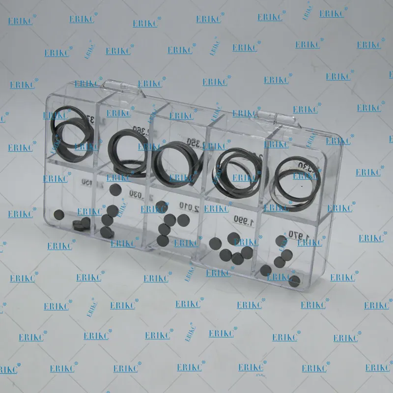 ERIKC CAT Injector Adjusting Shim and Common Rail Injection Adjustment Shim Gasket Washer Sizes 1.97-2.33mm 50 PCS (3)