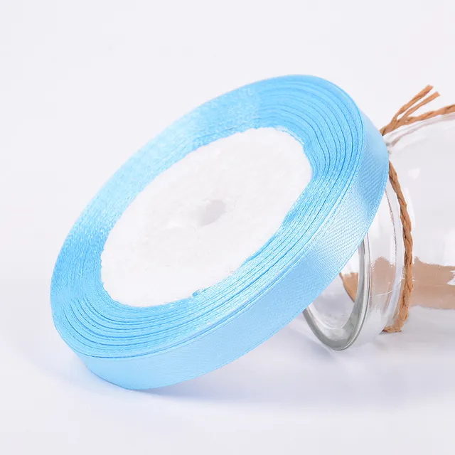 25Yards/Roll Grosgrain Satin Ribbons for Wedding Christmas Party Decorations DIY Bow Craft Ribbons Card Gifts Wrapping Supplies 17