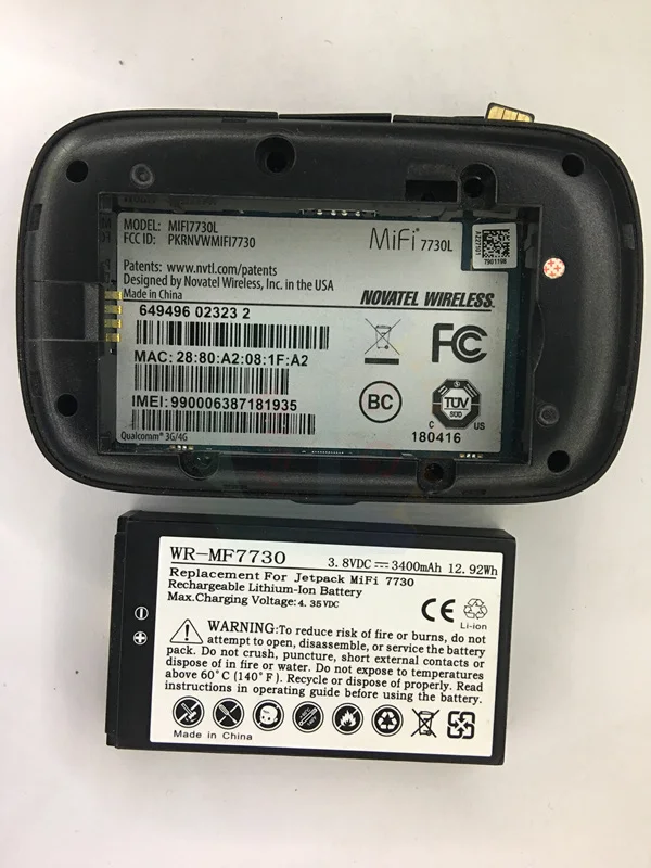Разблокированный Wi Fi роутер Jetpack MiFi 7730L 4g mifi со слотом для sim карты 450 Мбит/с внешний