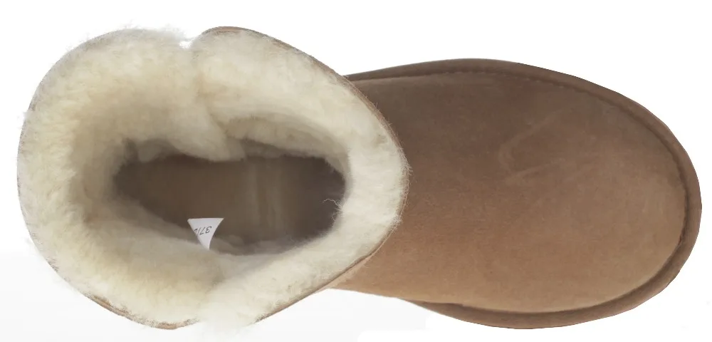 Натуральная кожа мех Зимние ботинки женские ботинки в австралийском стиле зимние сапоги для женщин теплые женские сапоги Водонепроницаемый теплые зимние ботинки 5803