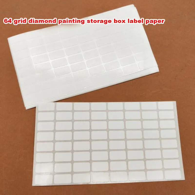 

new Diamond box Classification Storage Distinguish Label Stickers Diamond Painting Accessory Embroidery Tool Marking paper