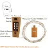 Bouchon de bouteille en fil d'argent, guirlande lumineuse féerique, pour artisanat en verre, lumières LED 1M 2M 3M 10 20 30LED, décoration de noël, mariage, vacances ► Photo 2/6