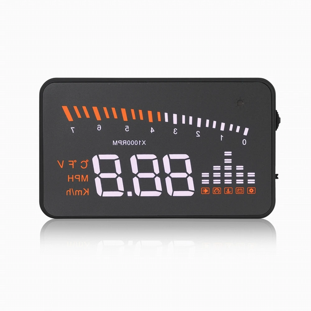

Car Display Speedometer Head Up Display OBD2 HUD On-board Computer Windshield Projector Diagnostic Tool Overspeed Warning