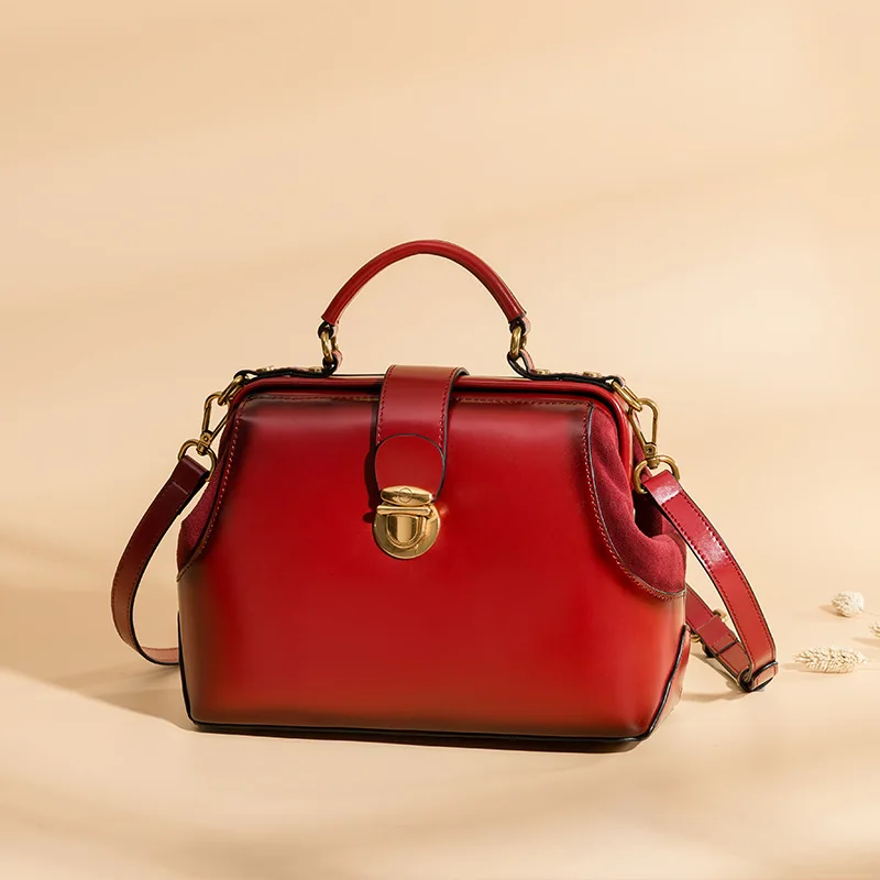 Модная качественная кожаная Лоскутная Женская сумка-мессенджер женская сумка с цепочкой на ремне маленькая дамская сумка с клапаном классическая ретро