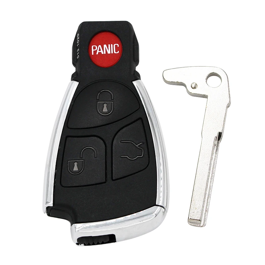 3+ 1/4 кнопки модифицированный дистанционный ключ с оболочкой Чехол Smart корпус для ключей от автомобиля крышка для Mercedes-Benz C230 CL500 E320 S430 S500 светлая сторона