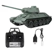 Heng Long 1/16 симулятор Радиоуправляемый Танк 2,4 ГГц частота пульт дистанционного управления Танк модель револьверного вращения 320 градусов 3909-1 T-34