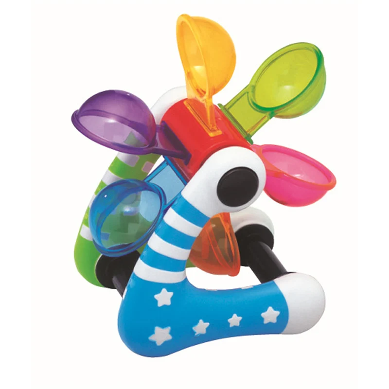 1 Pcs Colorful Joy Waterwheel Baby Bath Toys and Sand Playing Toys Safe