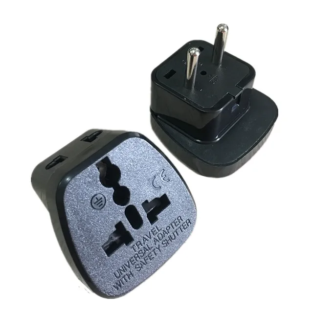 10pcs Travel Adaptor Plug Converter In Black Ce Marked U A E South 10pcs Travel Adaptor Plug Converter In Black Ce Marked U A E South America Russia China