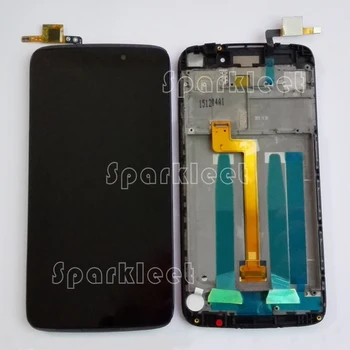 

5.5' LCD For Alcatel One Touch Idol 3 6045 OT6045 6045Y LCD Display Touch Screen Digitizer Assembly with Black and Silver Frame