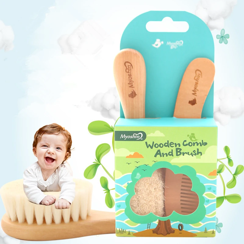 High Quality Baby Hairbrush Newborn hair brush Infant Comb Head Massager For Boys And Girls