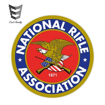 

EARLFAMILY 12cm X 12cm Car Styling National Rifle Association NRA Decal Waterproof Auto Motor Decoration Graphics Car Stickers