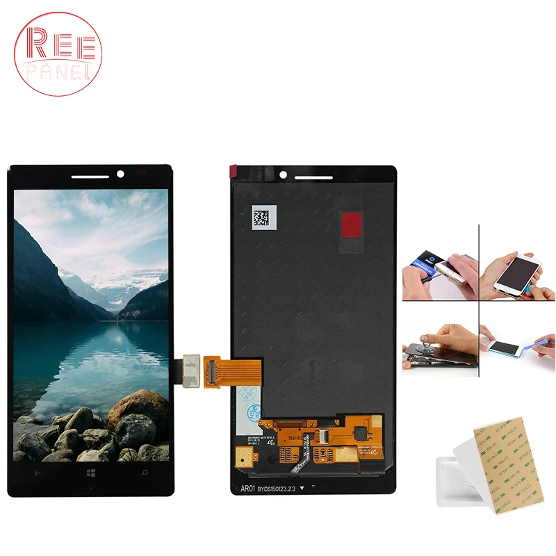 

100% Original LCD Screen For Nokia Lumia 930 Display with frame Touch Digitizer Assembly RM-1045 replacement parts with tool
