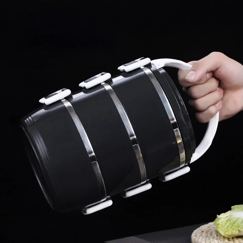 

Thickened Stainless Steel Lunch Box Thermal For Food Bento Box Japanese LunchBox For Adult Kids Office Portable Picnic School