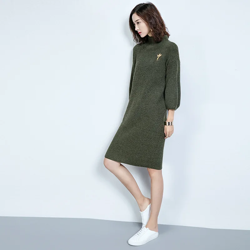 s clothing accessories dresses thick warm touch winter new knit collar sweater dress s clothing accessories dresses thick warm touch winter new knit collar sweater dress