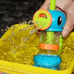 Дети Детские ванны игрушки для ванной ванна бассейн Cute Duck насос для распыления воды игрушки мультфильм образовательная игрушка для