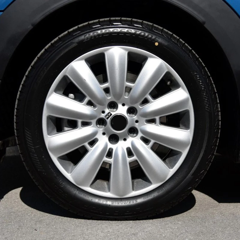 10 шт. стайлинга автомобилей колеса Знак 3D Стикеры колеса наклейка пригодный для Mini Cooper R55 R56 R57 R58 R59 R50 r52 R53 R60 R61 R62 аксессуары