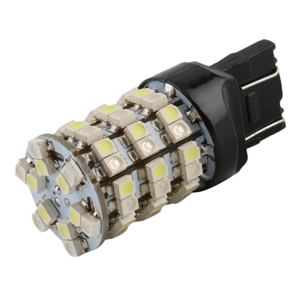 

New T20 60SMD 1210 7443 Dual Color Switchback LED Bulb For Turn Signal/Brake/Tail LED Light Bulbs