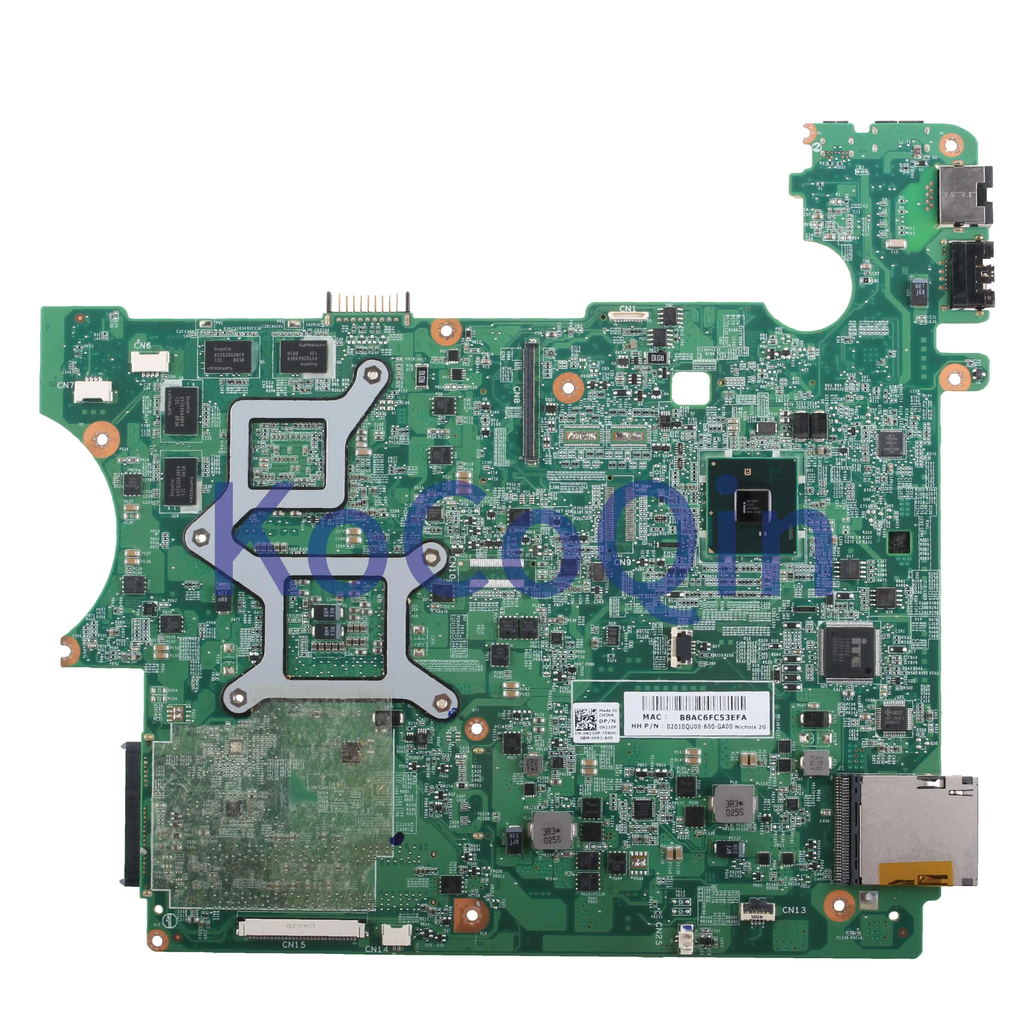 Kocoqin-placa-mãe para Laptop Computador Portátil Testada Xps L401x Hm57 Placa-mãe para notebook - Imagem 2