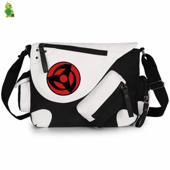 

Anime Naruto Messenger Bag Large Shoulder Bags School Bags for Teenager Women Men Akatsuki Sharingan Crossbody Travel Bags