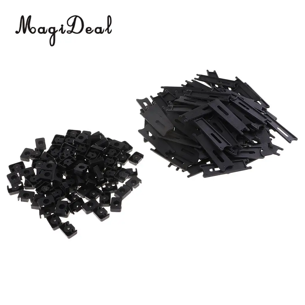 100pcs Frame Stands Frame Rack Supporter Picture Back Holder Black