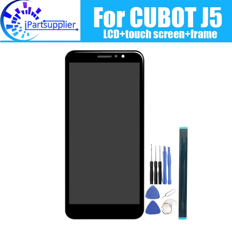 

CUBOT J5 LCD Display+Touch Screen Digitizer +Frame Assembly 100% Original New LCD+Touch Digitizer for CUBOT J5+Tools