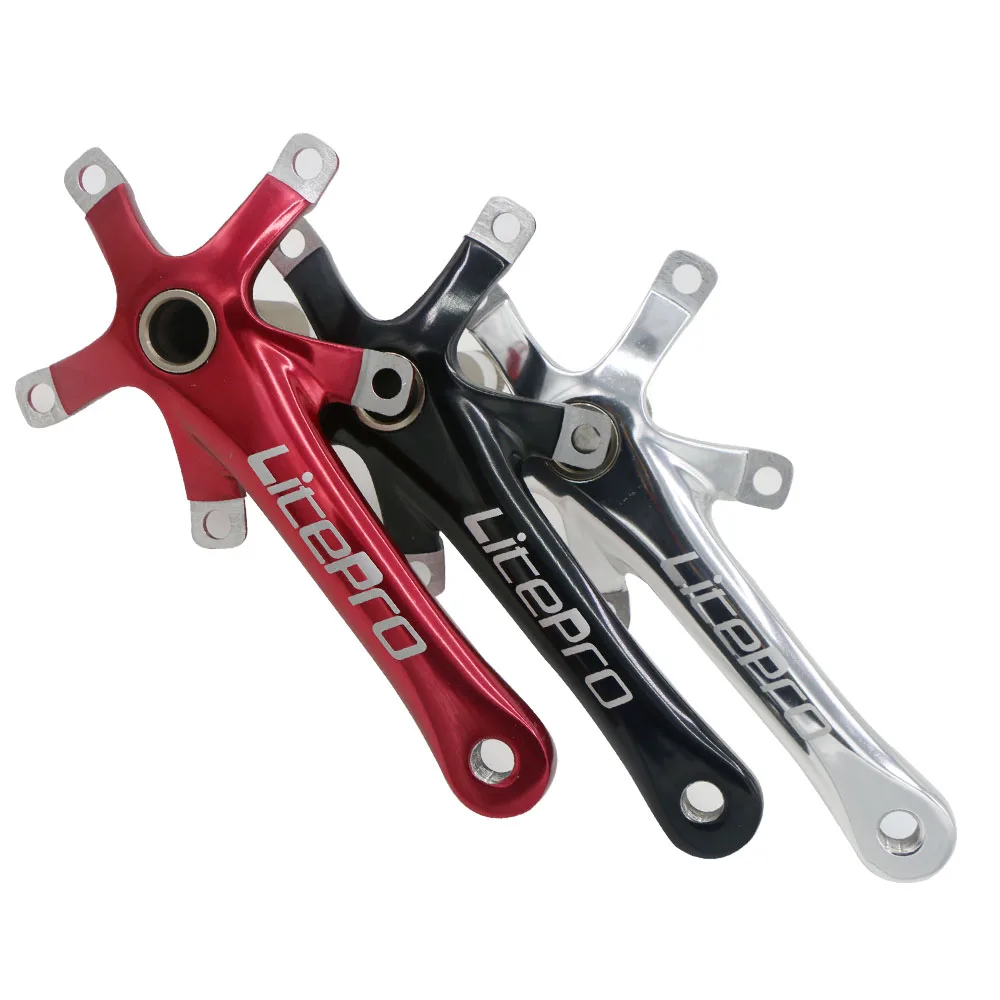 Litepro Bicycle Crank Aluminum Alloy one integrated folding bike