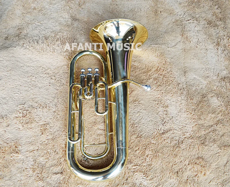 Afanti Music Bb tone / Yellow Brass / Gold Lacquer Baritone (BAR-123)