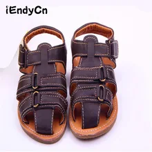 KiDaDndy Нескользящие сандалии открытый жесткой подошвой для малышей обувь детская обувь LMY222R