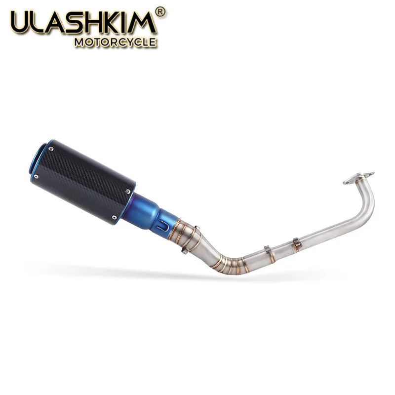 

Modified Front Middle Link Pipe Scooter Exhaust Muffler Escape Full System Slip On For yamaha NMAX155 NMAX 155 2015-2017