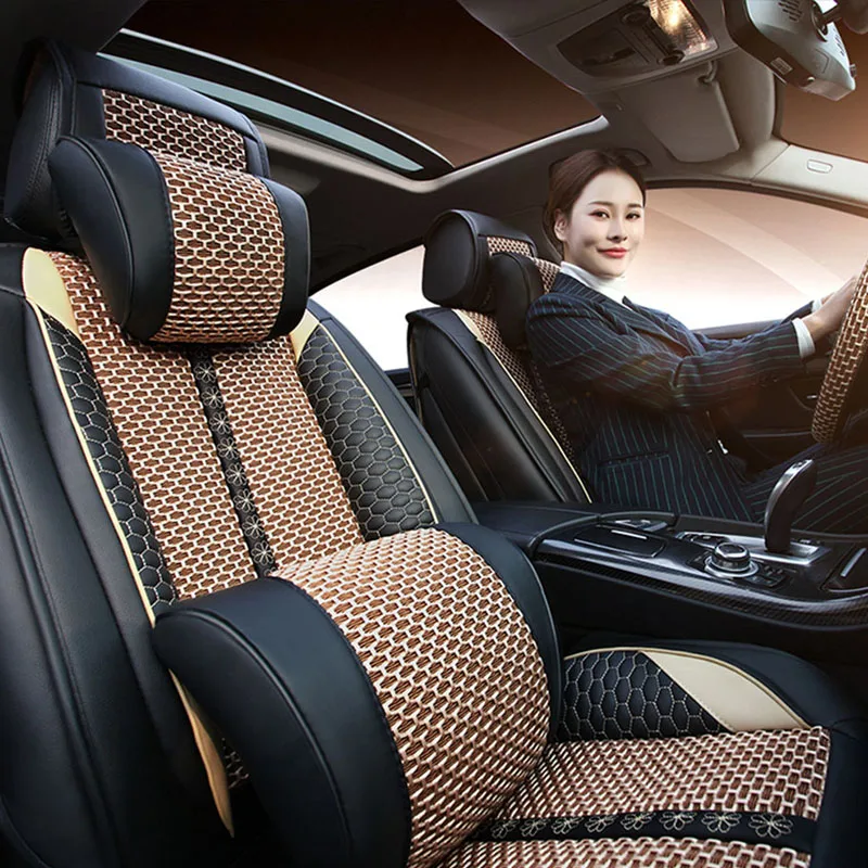 Car Believe Auto Leather car seat cover For bmw e46 e36 e39 accessories e90 x5 e53 f11 e60 f30 x3 e