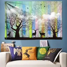 Natural Tapestry Wall Hanging Wood and Cloud Forest Elk Wall Art Boho Decor Psychedelic Wall Tapestry Hippie Wall Cloth 200x300 Natural Tapestry Wall Hanging Wood and Cloud Forest Elk Wall Art Boho Decor Psychedelic Wall Tapestry Hippie Wall Cloth 200x300