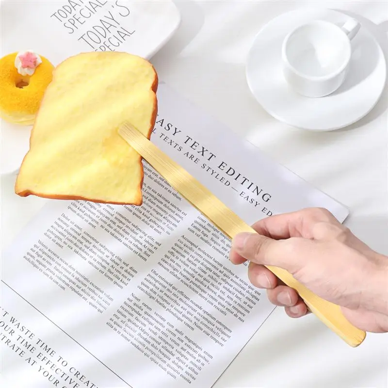 

Bamboo Toaster Kitchen Tongs Long Easy Grip Toaster Serving Tongs for Cooking Toast Bread Barbecue Grilling Baking Frying