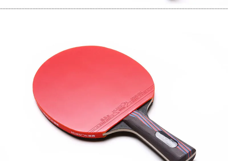 Huieson Carbon Fiber Table Tennis Racket Double Face Pimples-in Racket Rubber Table Tennis Bat with Bag Top Recommended