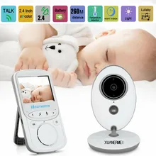 Xuanermei Wireless LCD Audio Video Baby Monitor VB605 Radio Nanny Music Intercom IR 24h Portable Baby Camera Baby Walkie Talkie