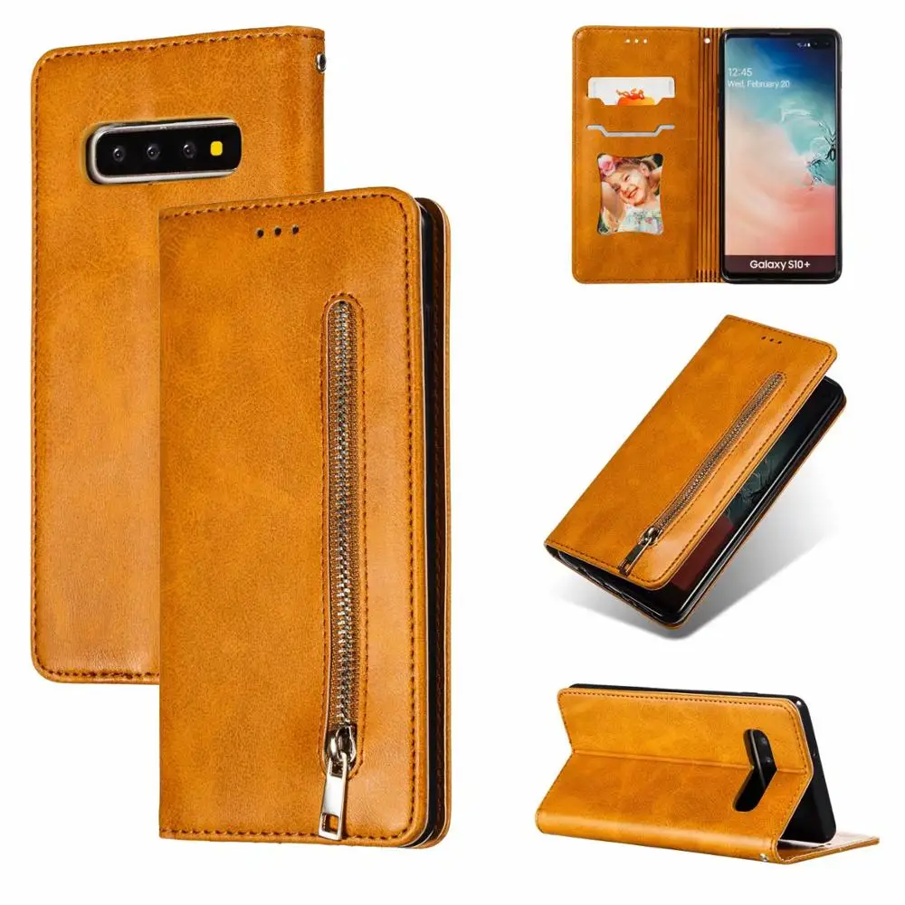 

Leather Case For Samsung S10 E S9 S8 Plus Wallet Flip Case Samsung S7 Edge J4 J6 J8 Plus 2018 Phone Coque For Samsung Note 9 8