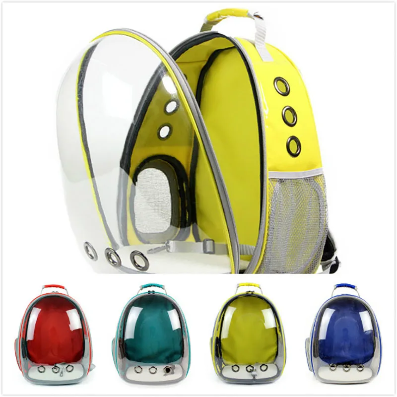 

Dog Backpack Space Capsule New Pet Space Cat Pack Chest Half Full Transparent Backpack Dog Creative Shoulder Pet Bag