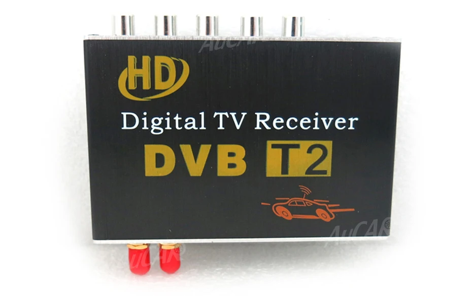 DVB-T автомобильное Цифровое ТВ HD MPEG-4 тюнер приемник две антенны 140-200 км/ч Два чипа тюнер dvb T BOX