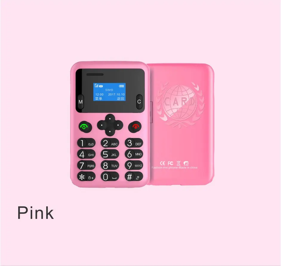 Стиль ультра тонкий мини AIEK/AEKU A6 смартфон многоязычный низкий радиационный разблокированный студенческий персональный детский телефон