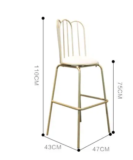 Луи Мода барные стулья высокий стул Досуг молоко чай магазин счетчик стены