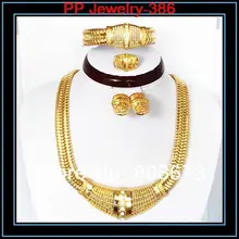 Хорошее качество! Роскошные золотые свадебные модные украшения набор Африканский кружевной костюм ювелирные изделия подарок ожерелье набор