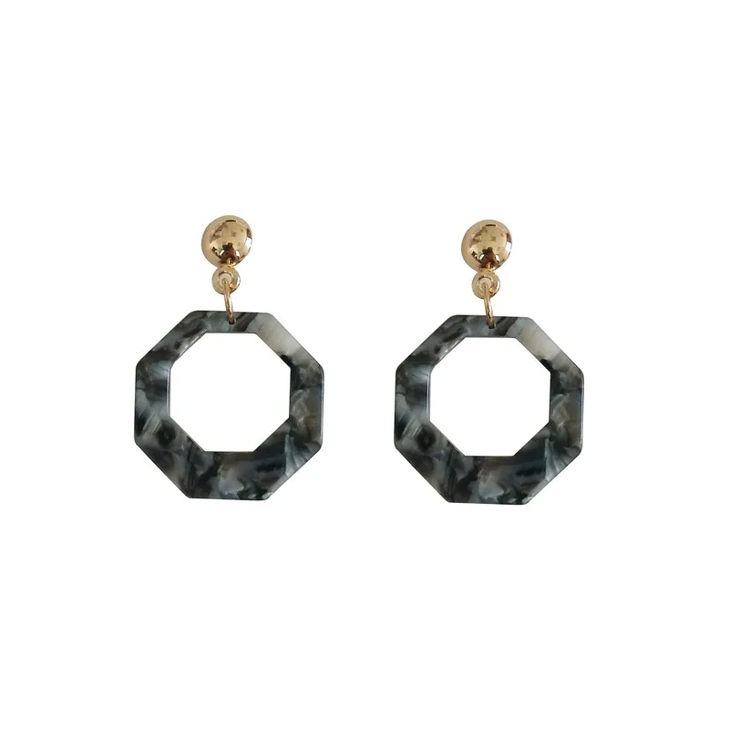 

Thermal mass is irregular geometrical acetate plate contracted fashion women stud earrings stud earrings earrings