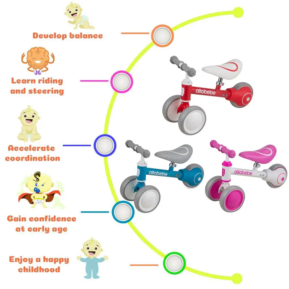 Cheap Baby Balance Toys Bike Toddler Toys No Pedal 3 Wheels Stable Bicycle Kids Walker Baby Balance Bike help baby Learn To Walk 5 Cheap Baby Balance Toys Bike Toddler Toys No Pedal 3 Wheels Stable Bicycle Kids Walker Baby Balance Bike help baby Learn To Walk 5