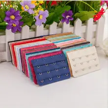 Три ряда четыре пряжки из нержавеющей стали с пряжкой сзади три ряда 4 пряжки Бюстгальтер продлен пряжки 2