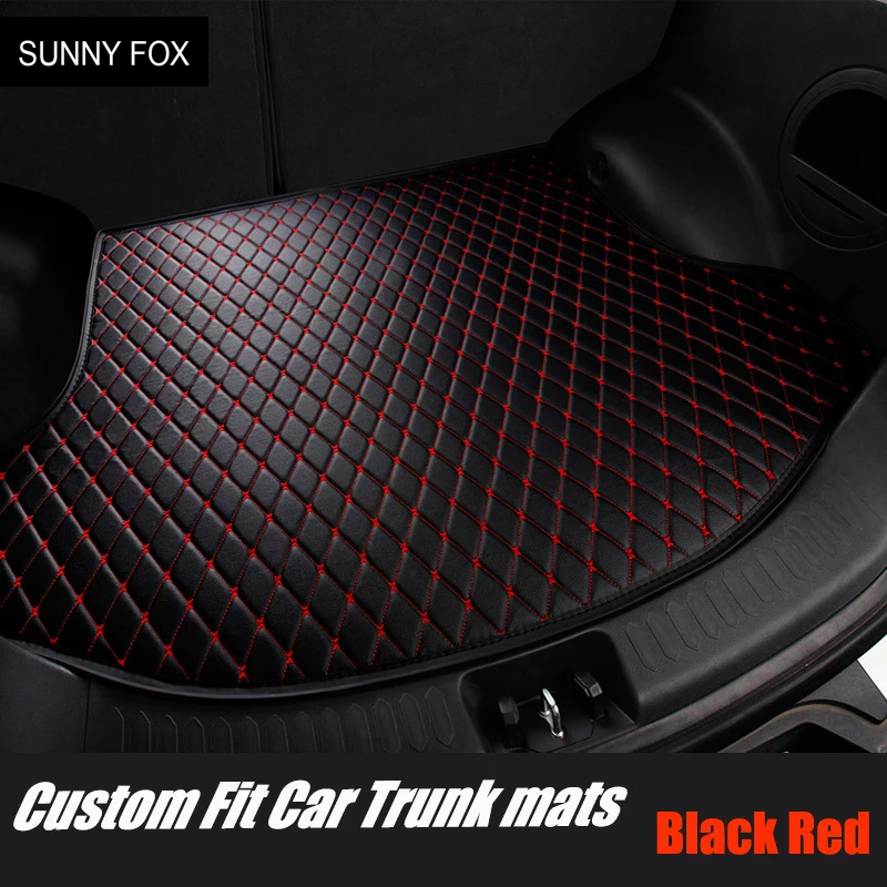 

Custom fit Car trunk mats cargo Liner for Land Rover Discovery 3 freelander 2 Sport Range Rover Sport Evoque 6D car styling carp