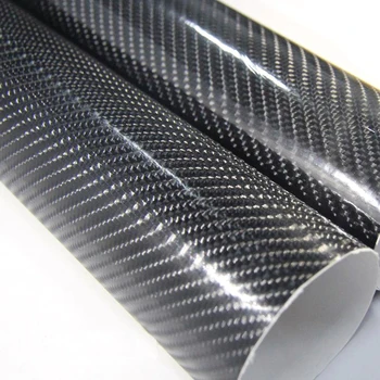 

Car Styling 200mmX1520mm 5D Carbon Fiber Vinyl Film high glossy warp Car Stickers Accessories Waterproof Retail packaging