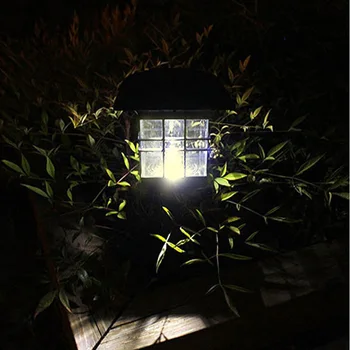 

Solar column head light LED column cap light outdoor waterproof decorative wall lamp courtyard zero energy without wiring JA55